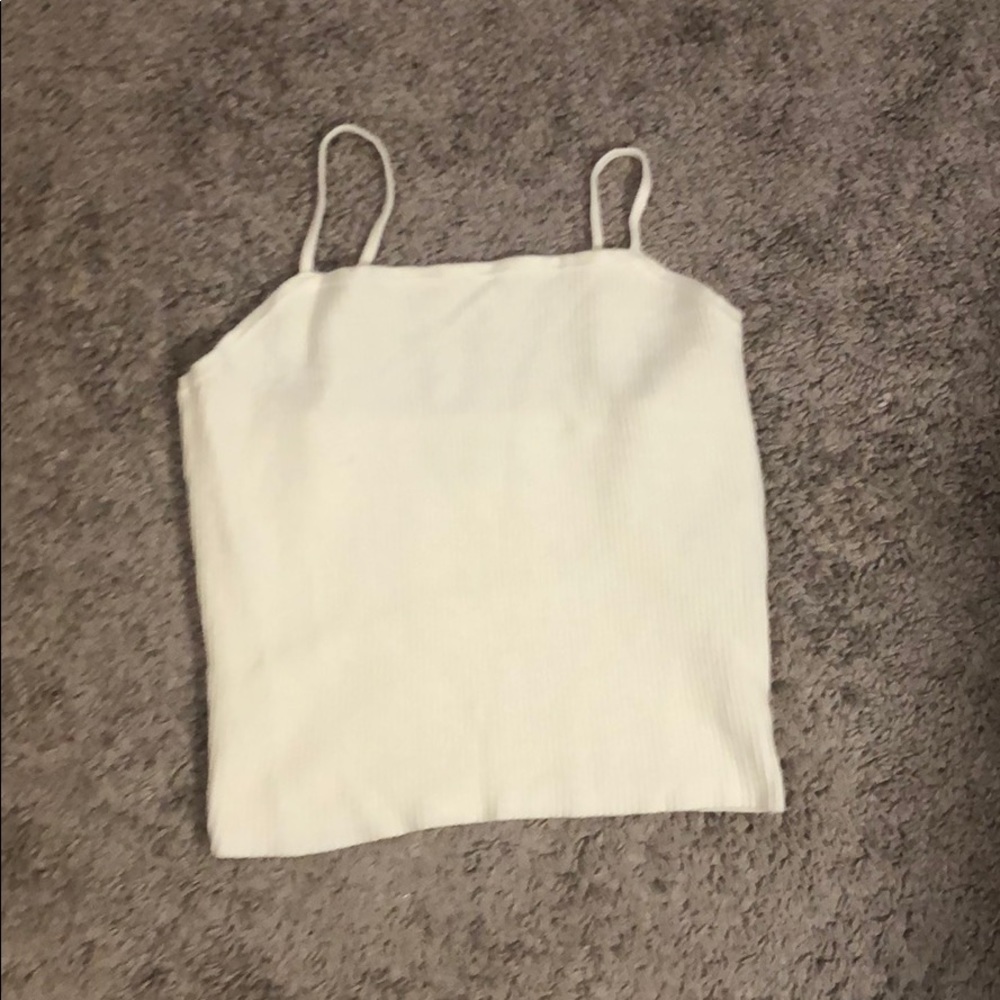 Abercrombie Cropped Rib Tank Top